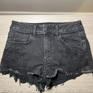 Floral high waisted short